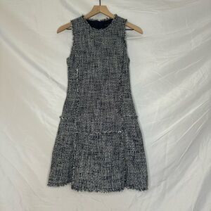 Banana Republic | A-line Navy Tweed Dress